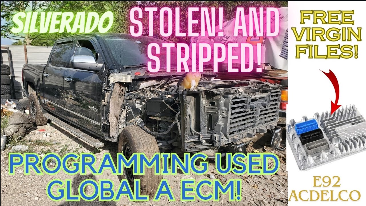 Chevy Silverado УГНЕТЕН и РАЗОБРАН! ПРОГРАММИРОВАНИЕ acDelco E92 Global. Б/У ЭБУ PCM!