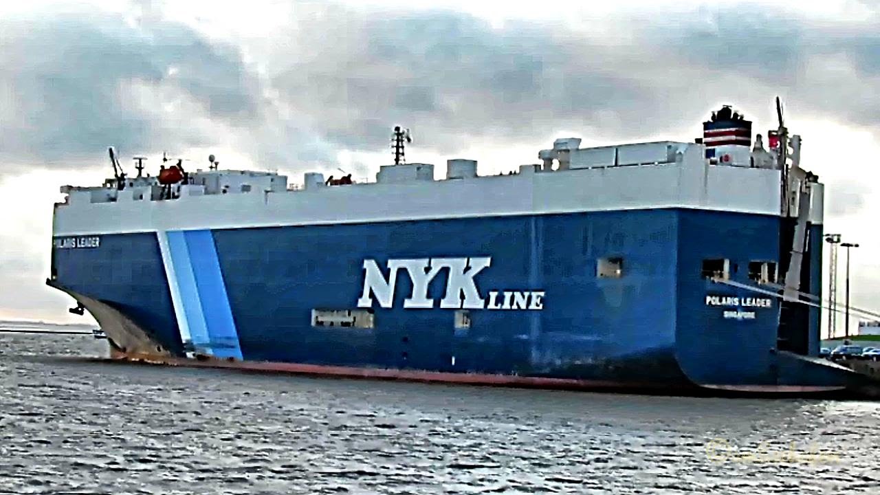 car carrier POLARIS LEADER 9VHC5 IMO 9372810 Emden RoRo cargo ship merchant vessel Autotransporter