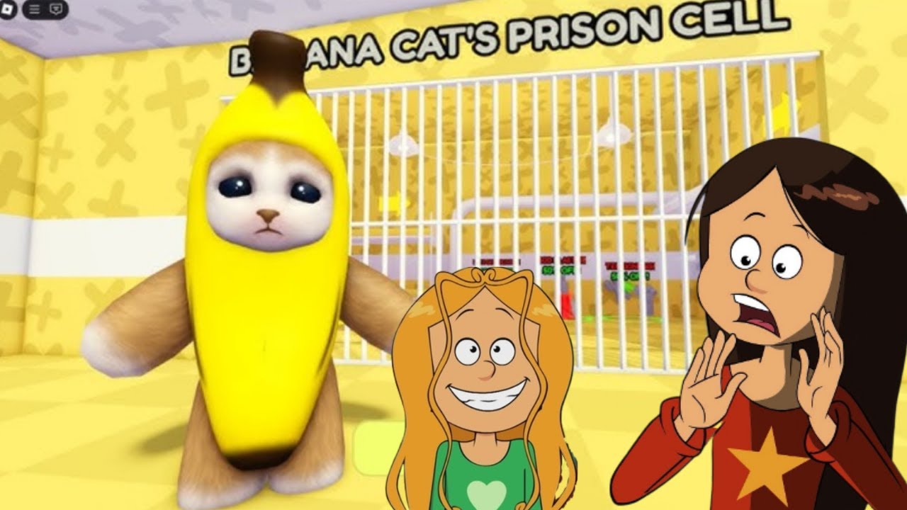 Les sisters : Wendy et Marine DOIVENT S'ENFUIR DE LA PRISON BANANA CAT !!