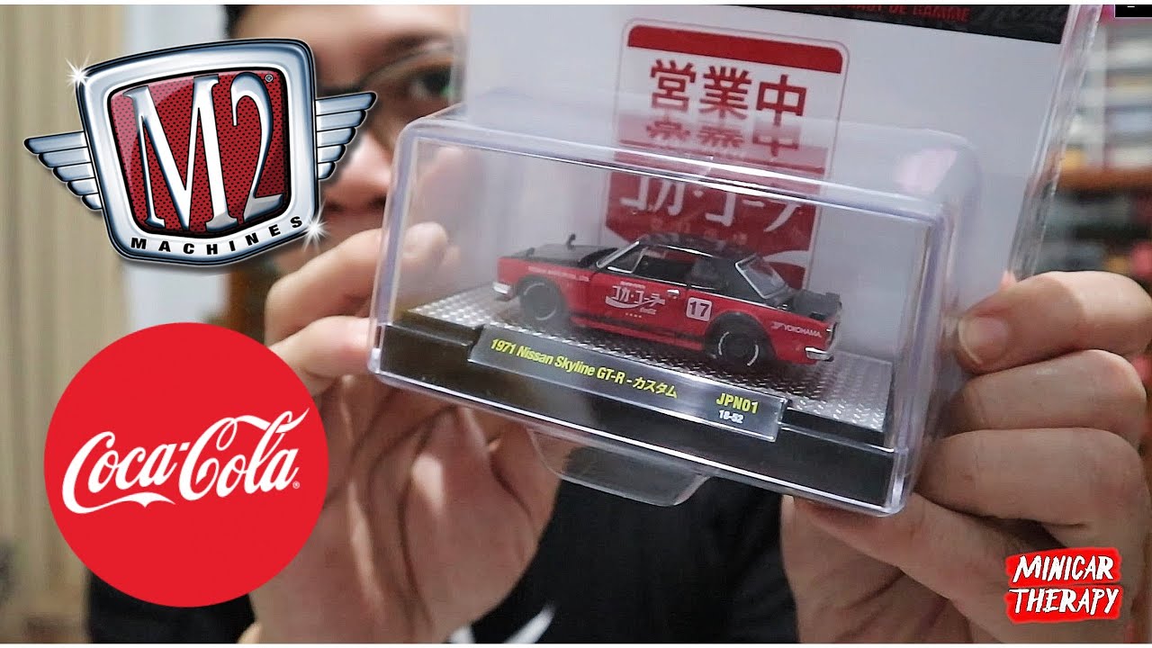 HAKOSUKA COCACOLA VERSION BAGUS JUGA | M2 MACHINES 1971 NISSAN GTR