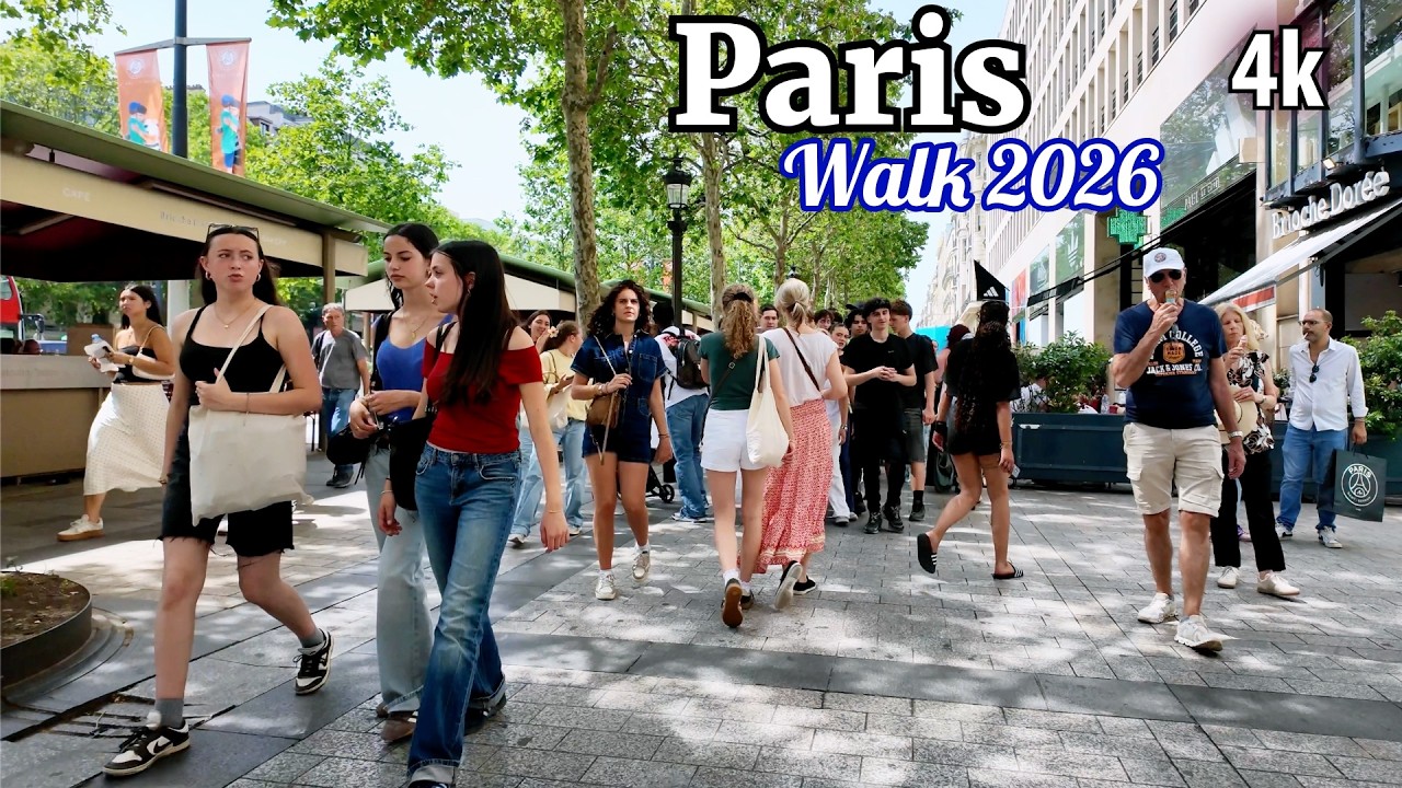 30 May 2026 PARIS 🇫🇷 FRANCE 4K HDR WALK 🔥 PARIS STREET WALKING TOUR Paris Champs-&Eacute;lys&eacute;es