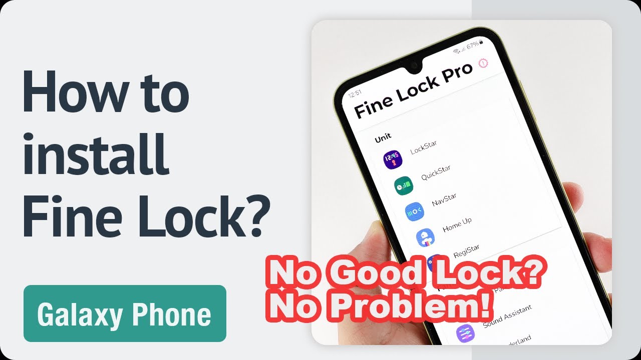 Как установить Fine Lock на телефон Samsung Galaxy?
