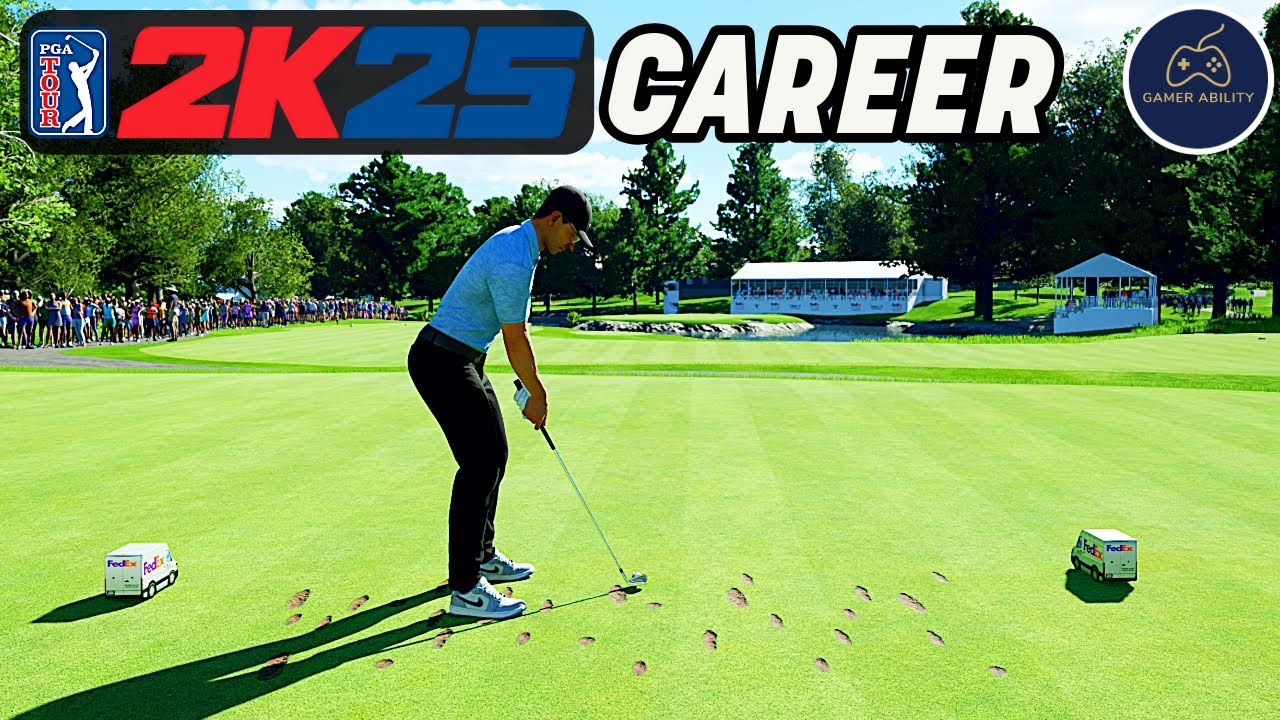 PGA TOUR 2K25 Career Mode Part 77! PLAYOFFS FedEx St. Jude Championship Round 1!