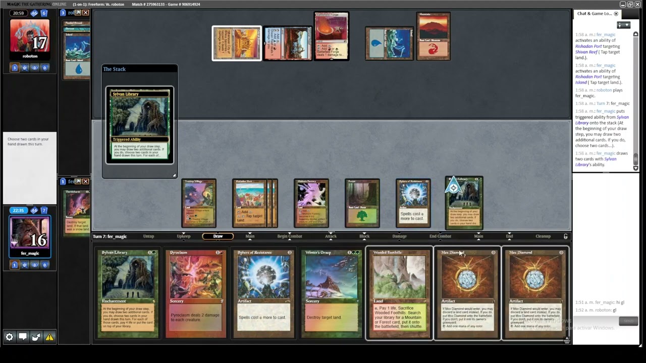 Premodern - RG Terraoath vs Jeskai Angel - League 16.03 - Round 1
