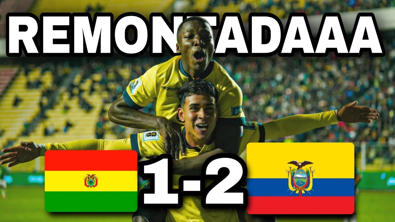 BOLIVIA vs ECUADOR (1-2) REACCIÓN DE COLOMBIANO