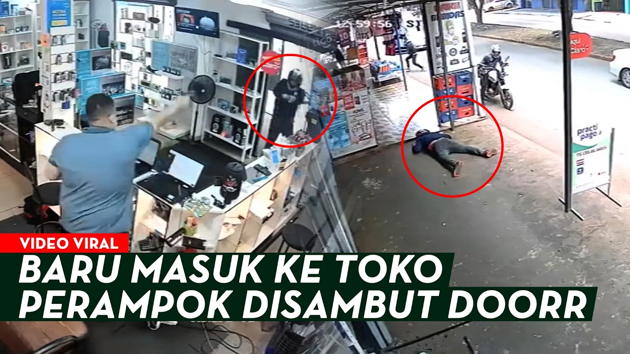 PERAMPOK DISAMBUT DOORR‼️MALING BERHASIL DIJBAK‼️BEGINI CARA MELAWAN PELAKU ☠️☠️💥🔥