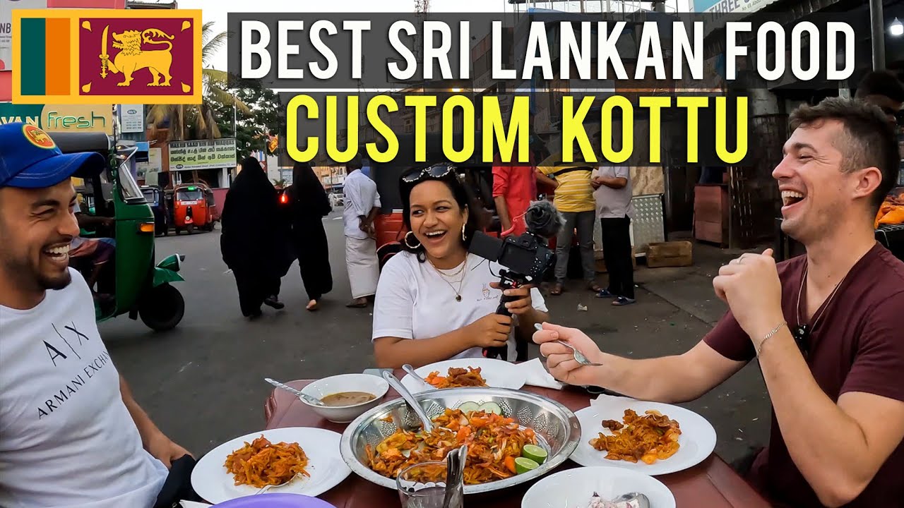 $3 Street Kottu (ЛУЧШЕЕ блюдо Шри-Ланки) 🇱🇰