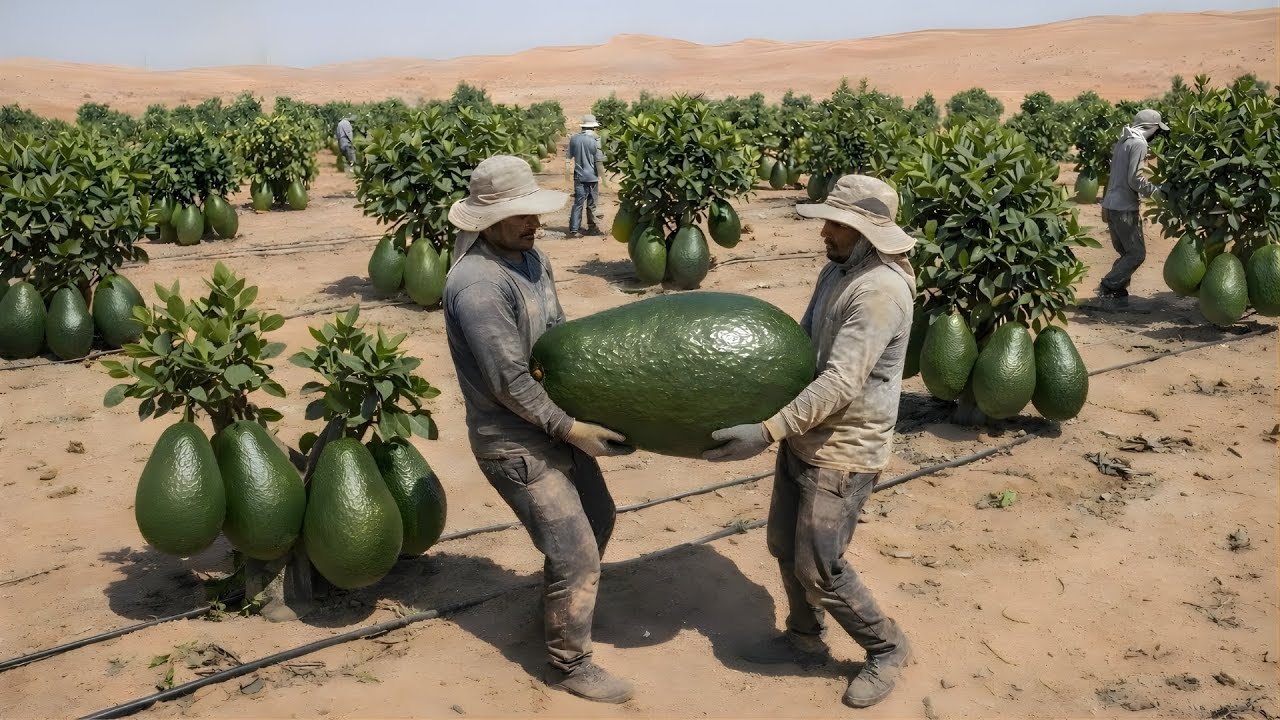 Unbelievable! How Avocados Are Grown in the Desert and Processed at Industrial Scale