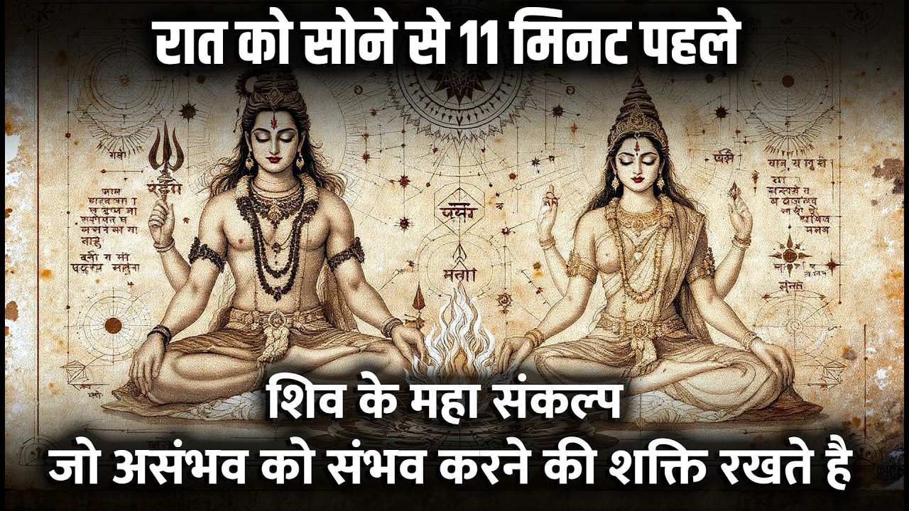 रात को सोने से पहले बस 15 मिनट? 😱 महादेव का गुप्त विज्ञान! | The Shiva Code LAW OF ATTRACTION