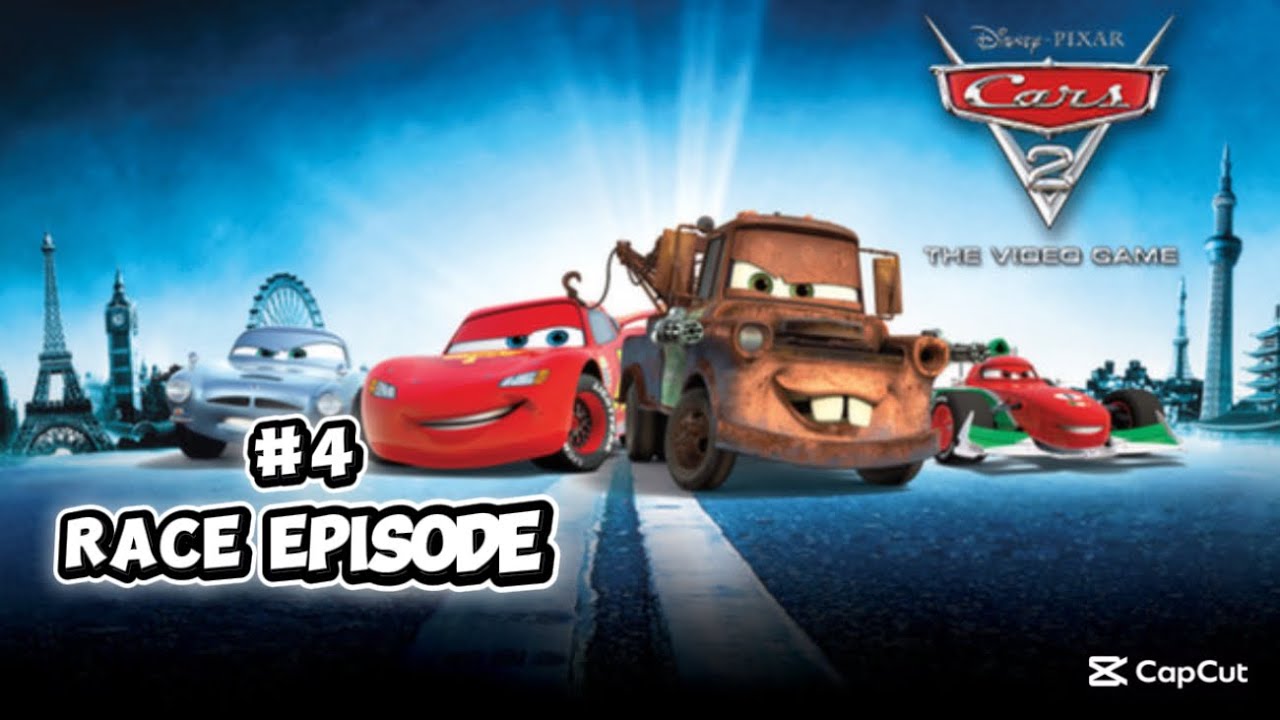 Playing Cars 2 video game (part 4) a race episode 