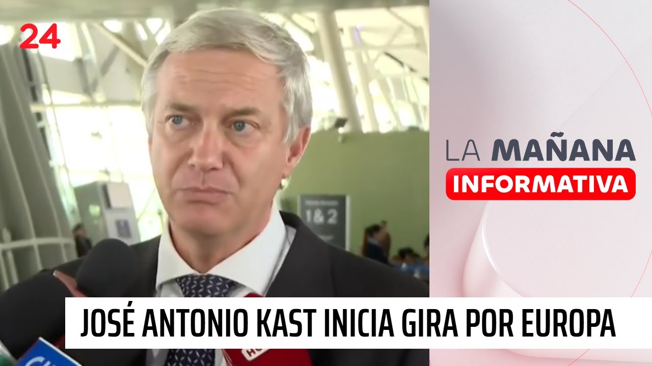Presidente electo José Antonio Kast inicia gira por Europa: 