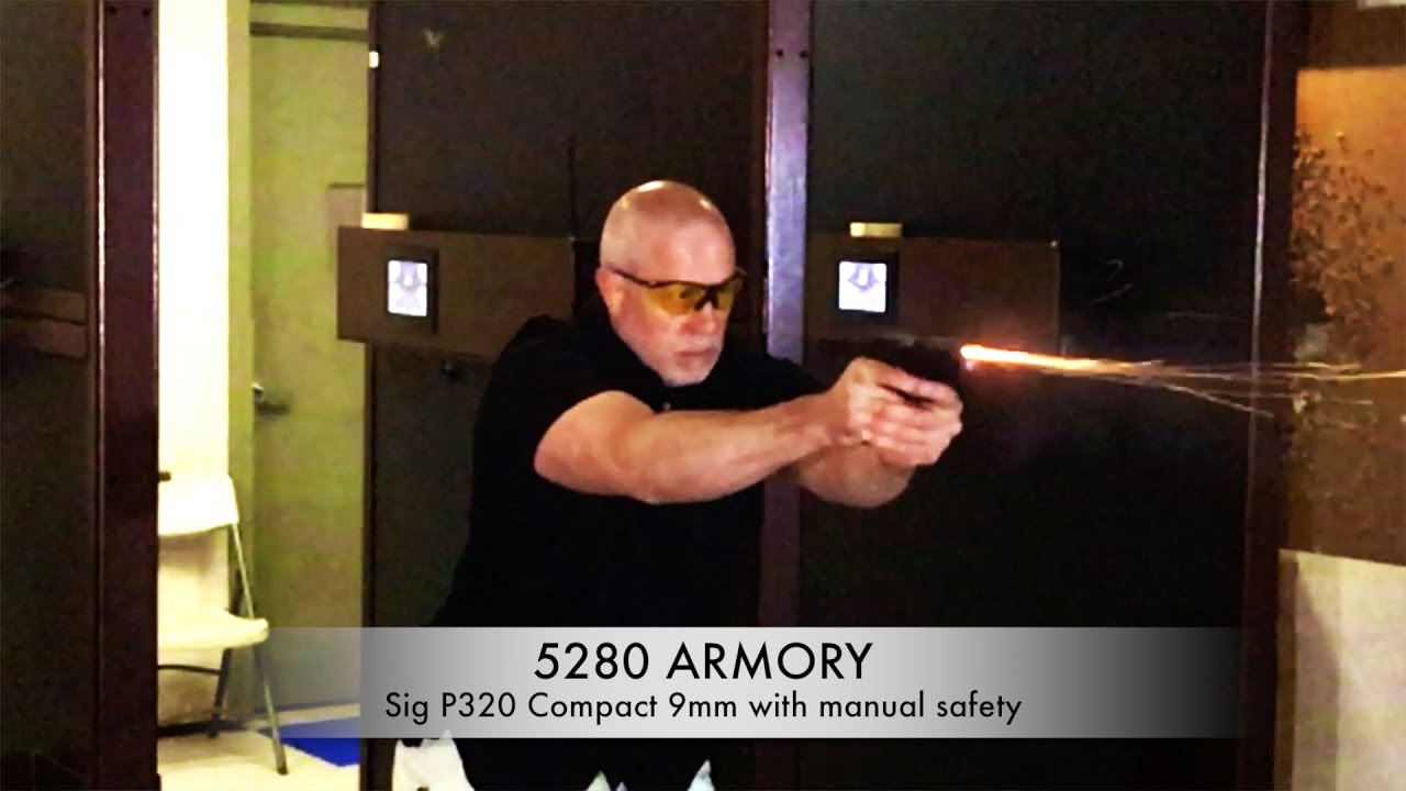 Пистолет Sig P320 калибра 9 мм с ручным предохранителем в 5280 Armory 320C 9 BSS MS