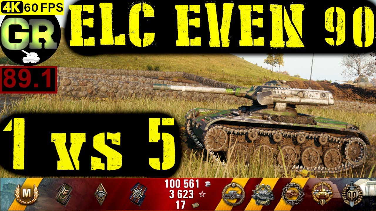 89_World of Tanks ELC EVEN 90 WoT Replay - 7 Kills 4.3K DMG(Patch 1.4.0)