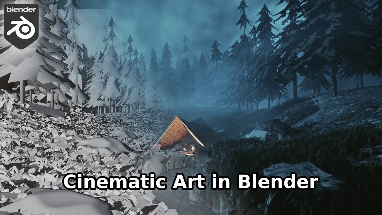 Build a Cinematic Environment Scene in Blender | Step by Step Tutorial