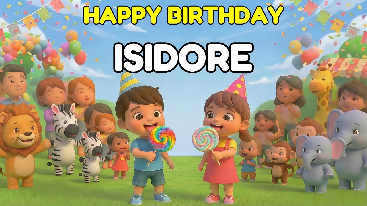 ISIDORE Happy Birthday Song - Personalized 3D Birthday Song 👑 | The Hall of Names