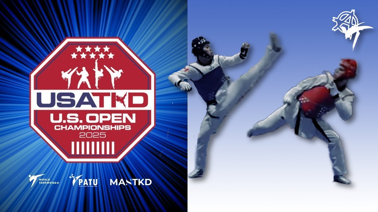 🔵 Tae Ku Park 🇨🇦 vs 🇺🇸 Victor Rodrigues 🔴 @ U.S. Open 2025 Final M. -74 kg. #Taekwondo