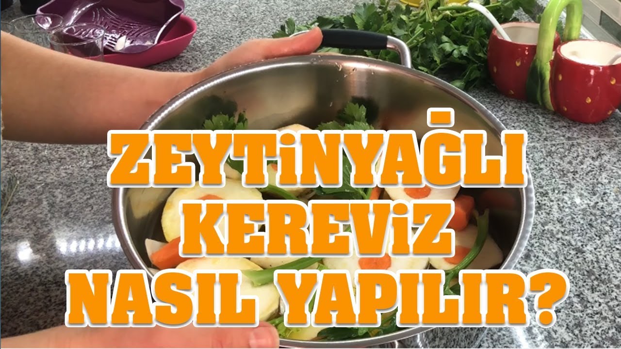 ZEYTİNYAĞLI KEREVİZ TARİFİ #EvdeKal