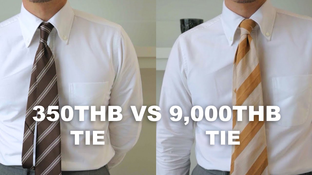 เนกไทถูก VS เนกไทแพง ต่างกันตรงไหนบ้าง?!? | TaninS