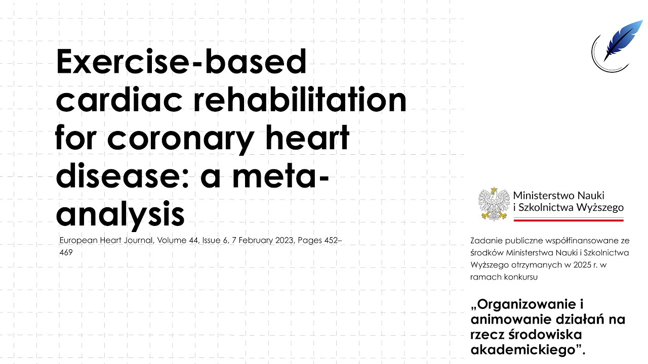 Case study: Exercise-based cardiac rehabilitation for coronary heart disease: a meta-analysis