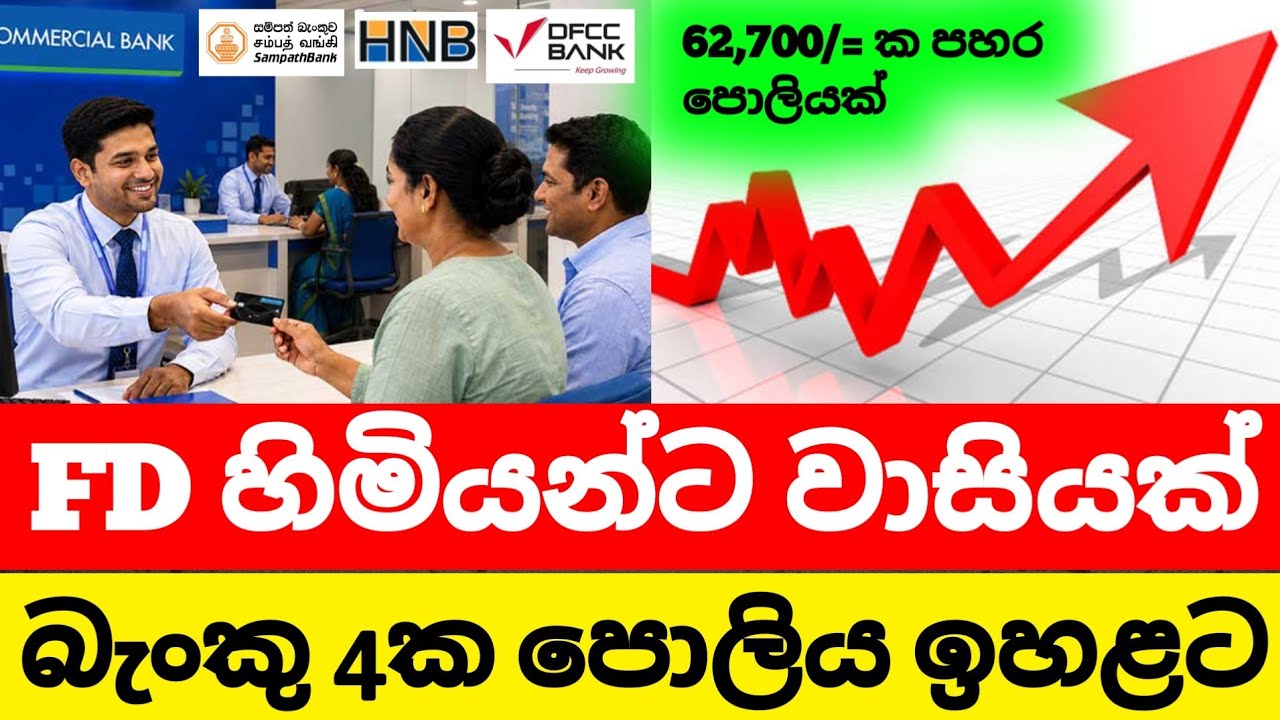 🇱🇰Investing Rs.1 Million: Sampath Bank Money Market vs Commercial Fixed Deposit Return Explain 2026