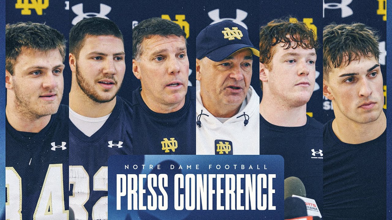 Coordinators and Tight Ends | Spring Practice Press Conference (3.28.25) | Notre Dame Football