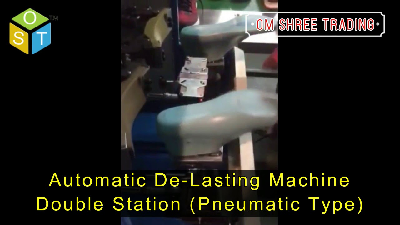 Automatic De Lasting Machine Double Station Pneumatic Type