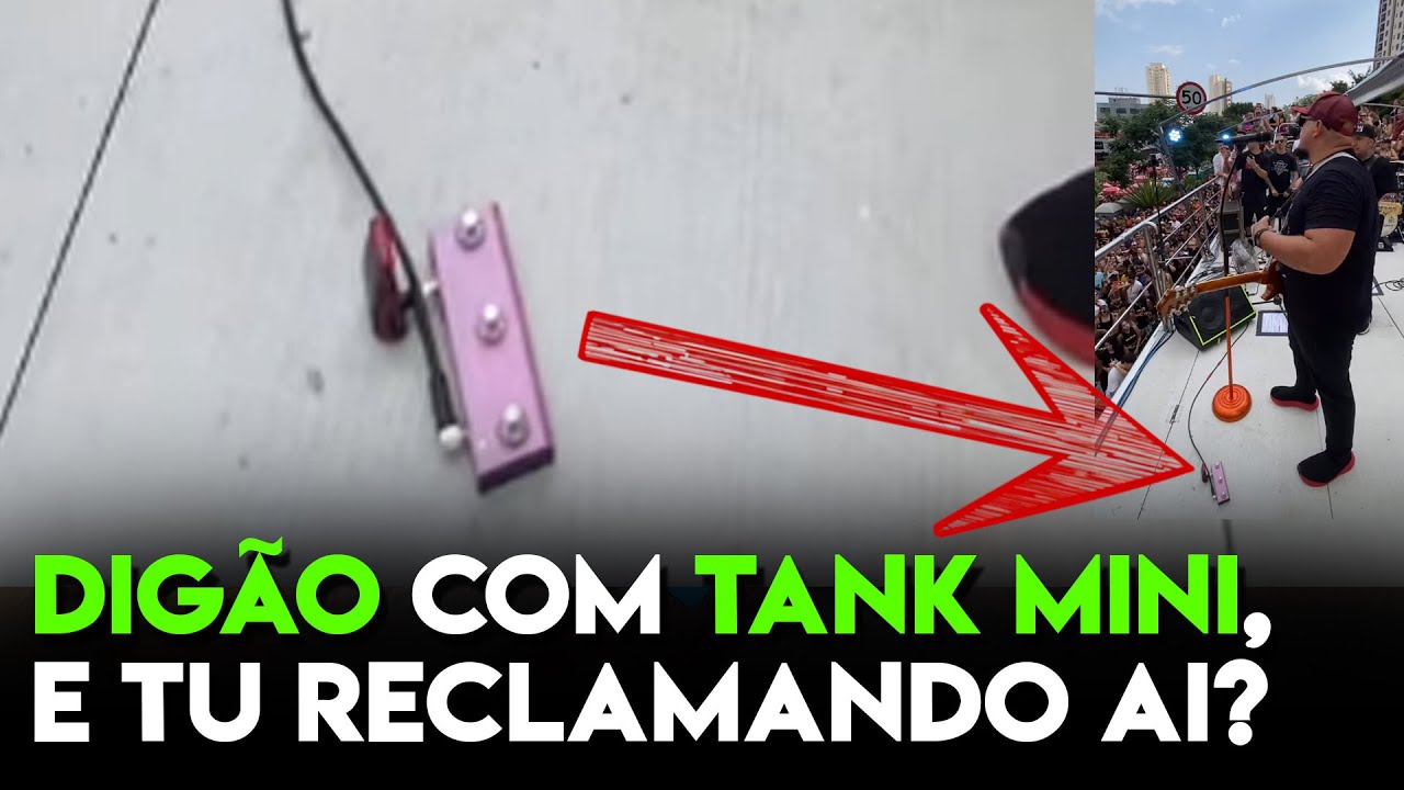 DIGÃO DE TANK MINI, E TU FALANDO QUE PEDALEIRA CHINESA NÃO PRESTA... VAI ENTENDER!