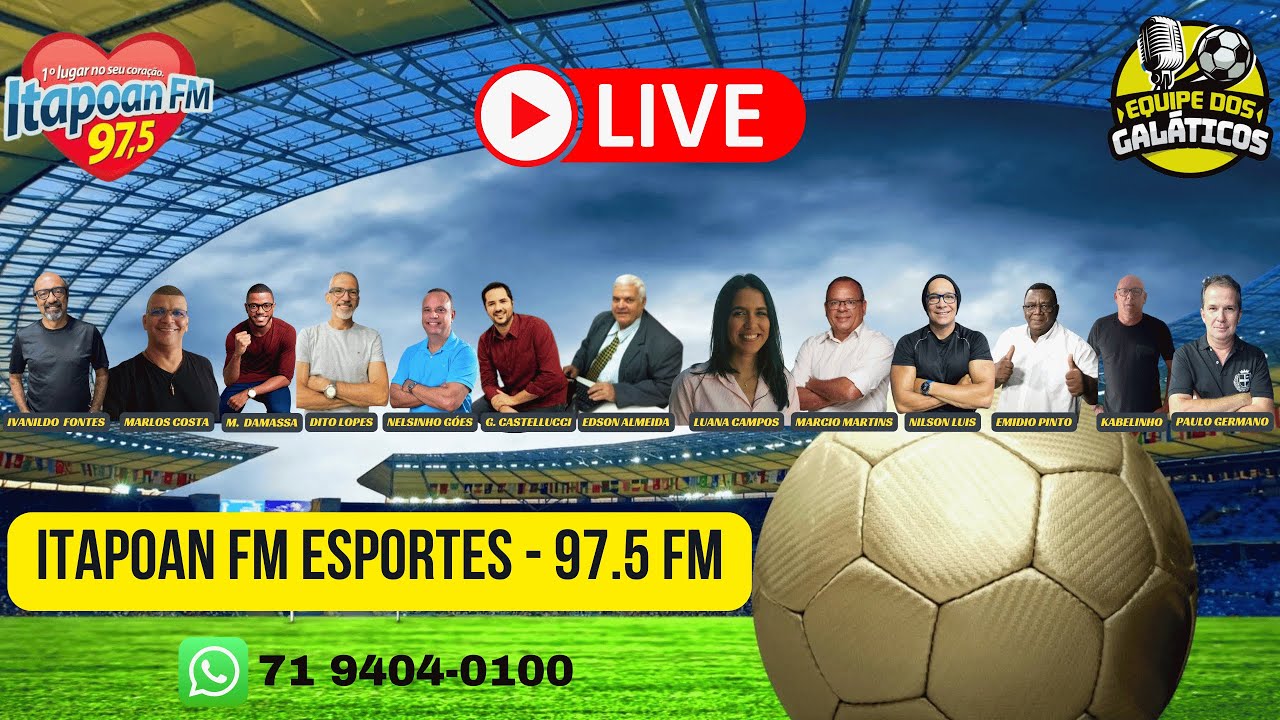 RESENHA DOS GAL&Aacute;TICOS NA ITAPOAN FM (29/10/25)