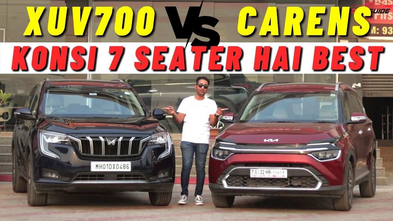 Mahindra XUV700 VS Kia Carens | Kisme kitna hai Dum ? Space - Features - Value for Money ?🔥