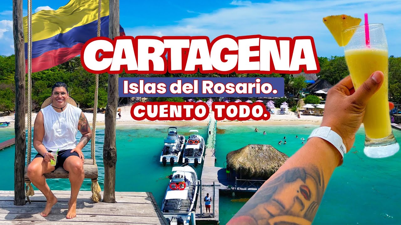 CARTAGENA 🔥Esta es una de las playas más bonitas - LUXURY BEACH CLUB | ISLAS DEL ROSARIO, COLOMBIA
