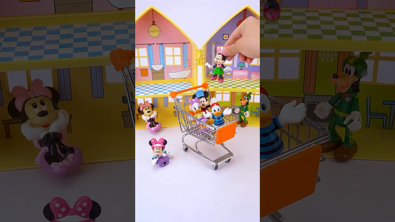 Mickey Mouse Deluxe Family House Playset Satisfying With Unboxing & Review With Fun ASMR