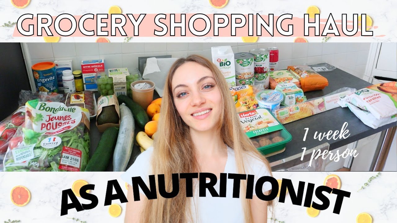 Еженедельный поход за продуктами в Париже // Что я ем как диетолог | Edukale