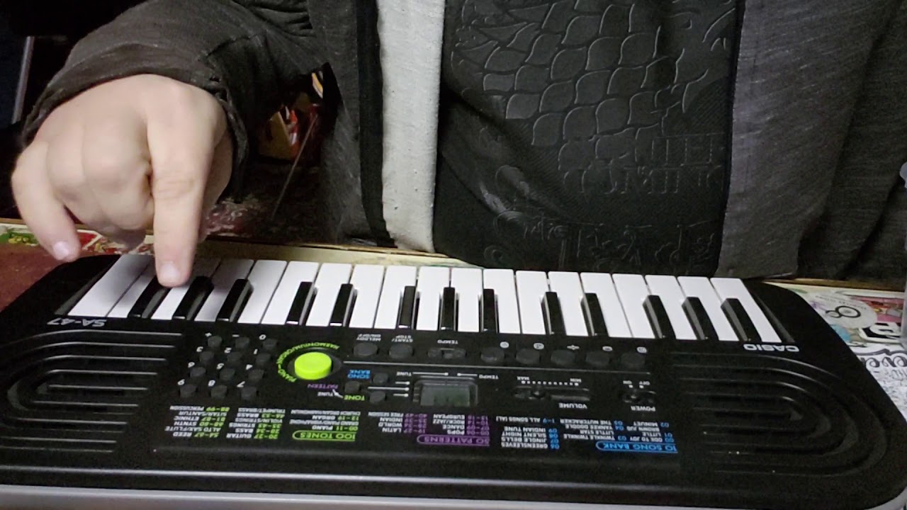 Casio SA-47 Indian Music Special Model Demo of Features!