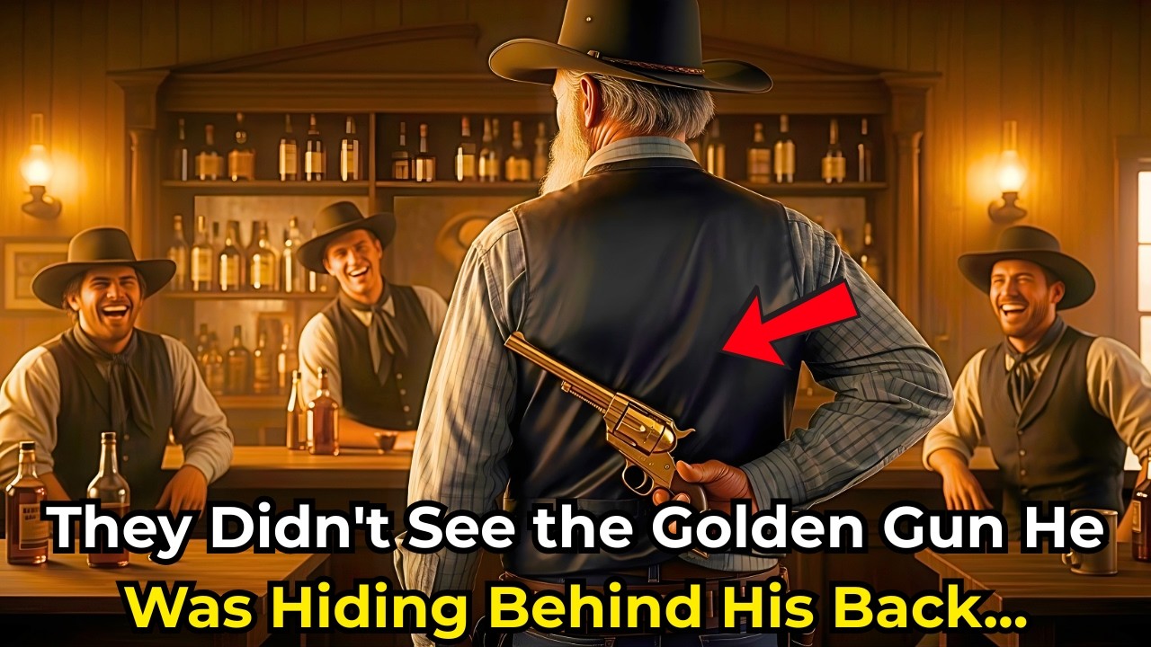 They Taunted an Old Cowboy... BUT Didn't See the Golden Gun He Was Hiding Behind His Back