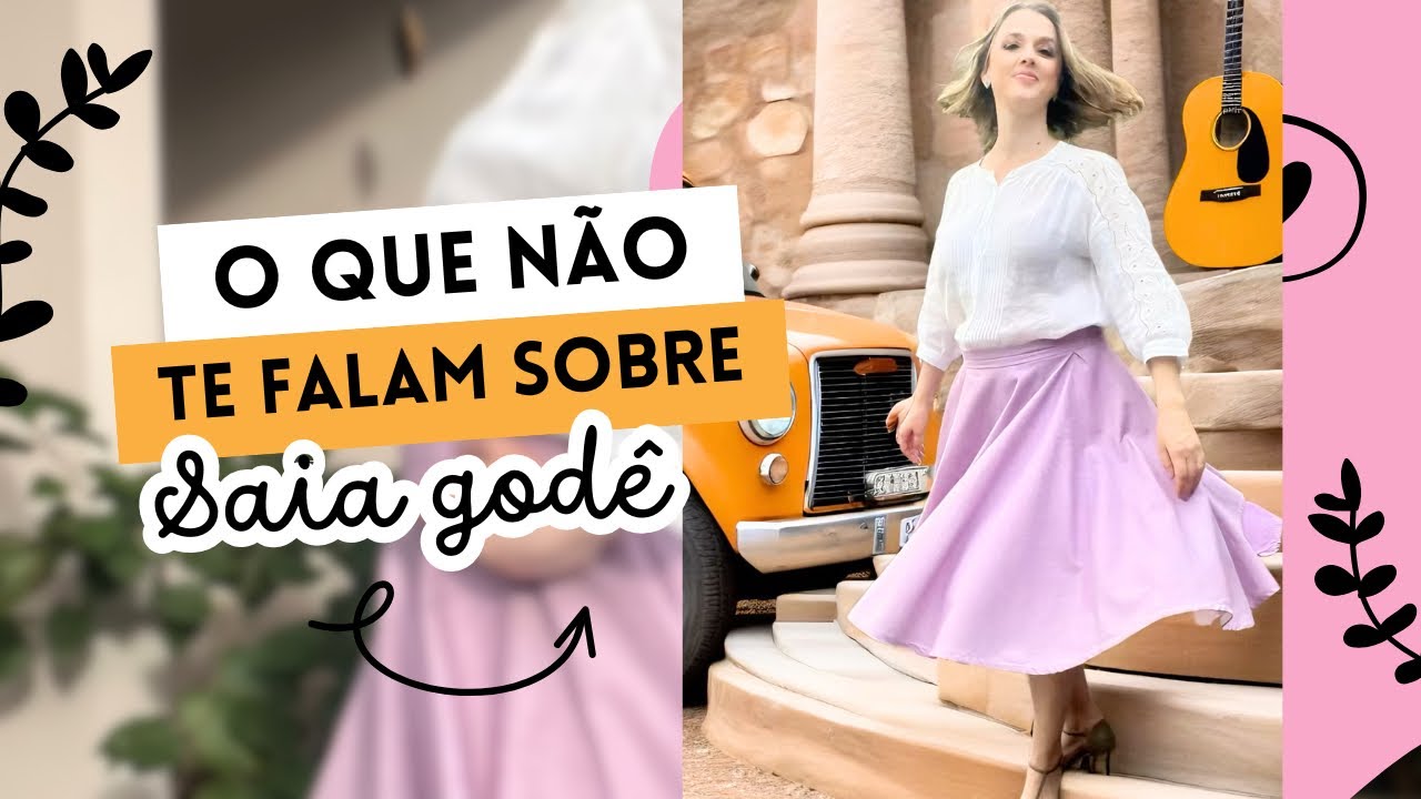 Saia godê passo a passo