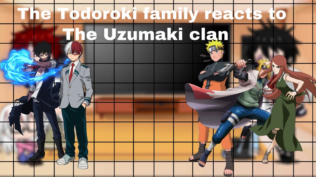 The Todoroki family reacts to the Uzumaki clan | Luna Gacha