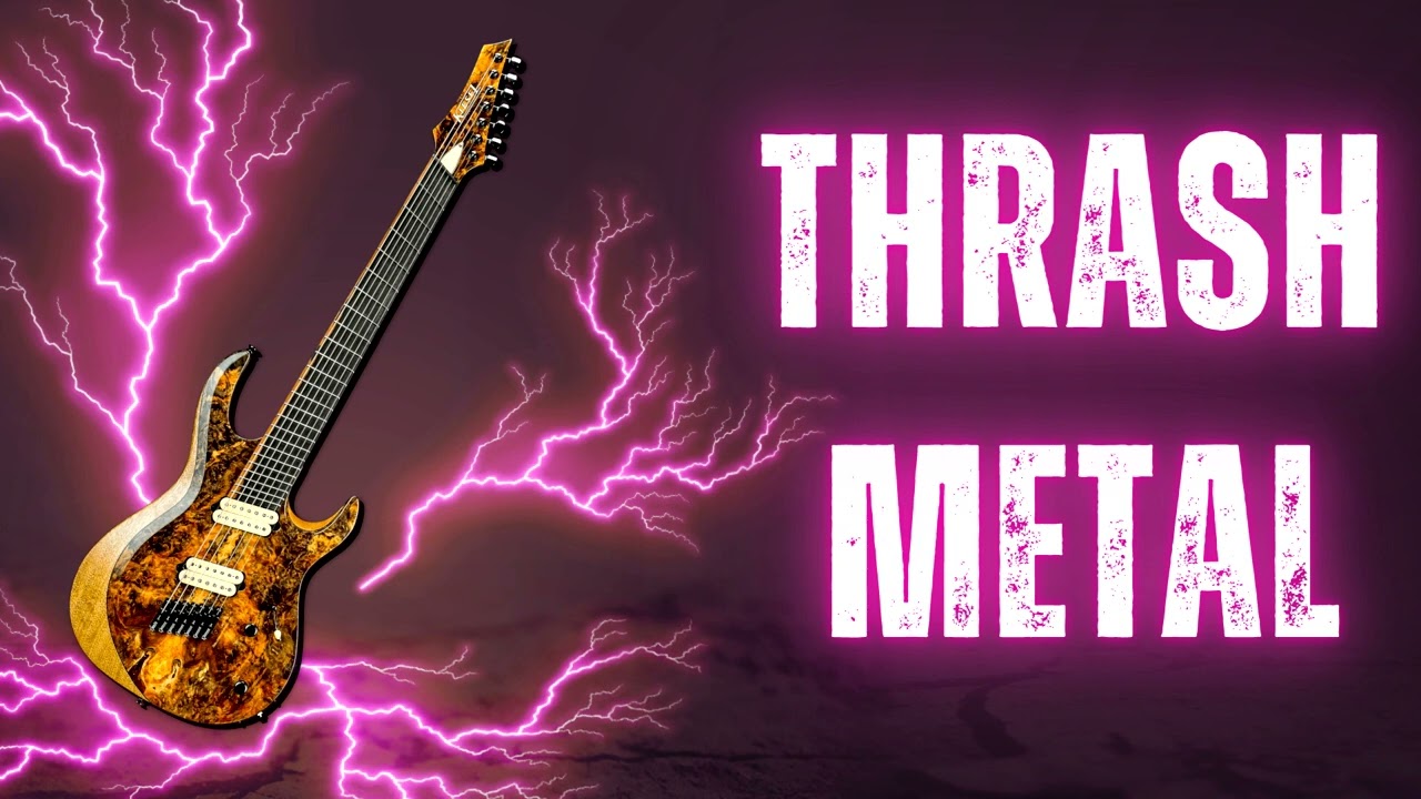 Thrash Metal Guitar Backing Track Jam - Eb minor