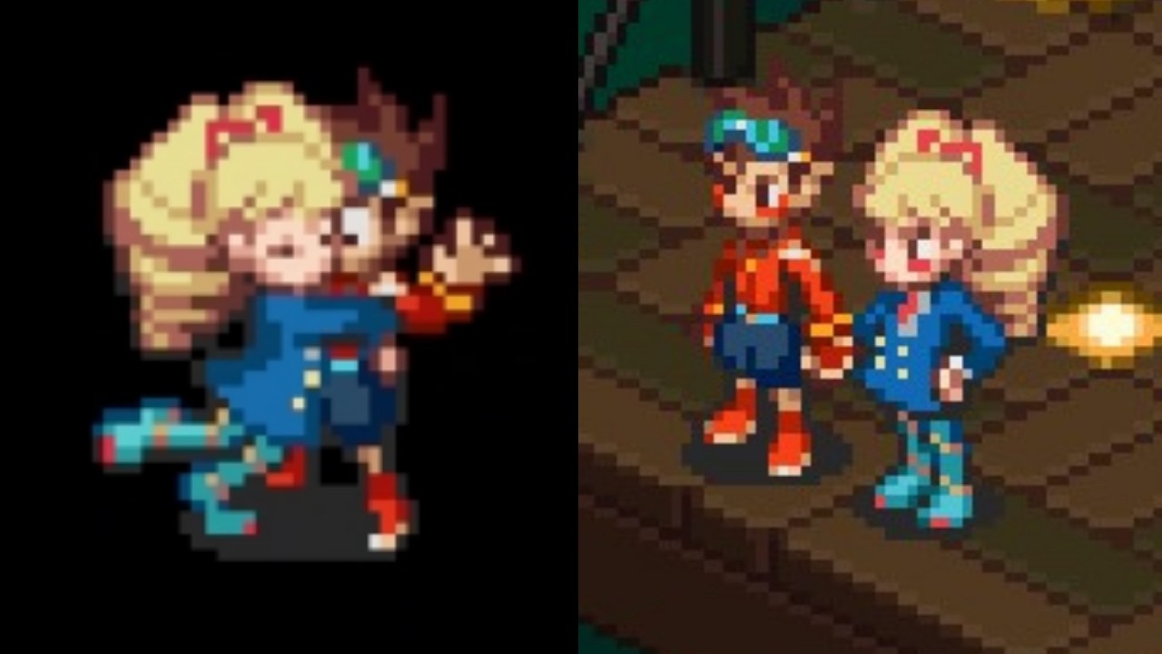 Megaman Starforce: All Geo x Luna Moments