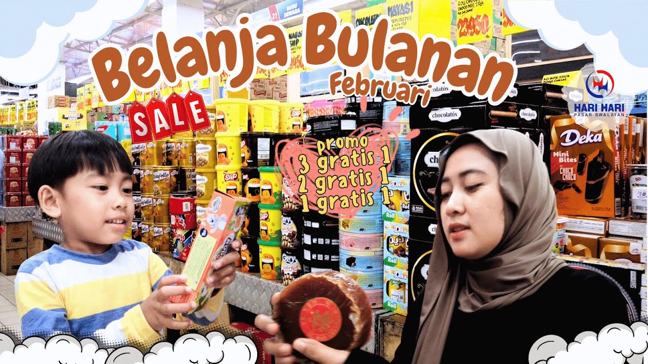 BELANJA BULANAN FEBRUARI🛒‼️SUASANA RAMADHAN SUDAH TERASA
