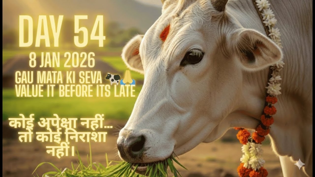 Most People Start. Very Few Continue. | Gau Mata Seva | 90 Days Gau Shala Challenge 🐄🙏 | Day 54