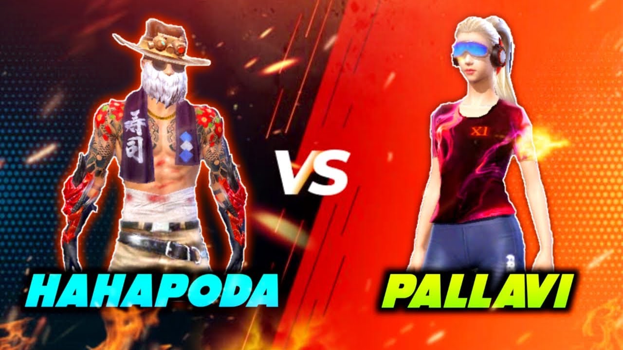 Best 1 VS 1 ClashSquad HAHAPODA GAMER VS PALLAVI GAMING || #freefire