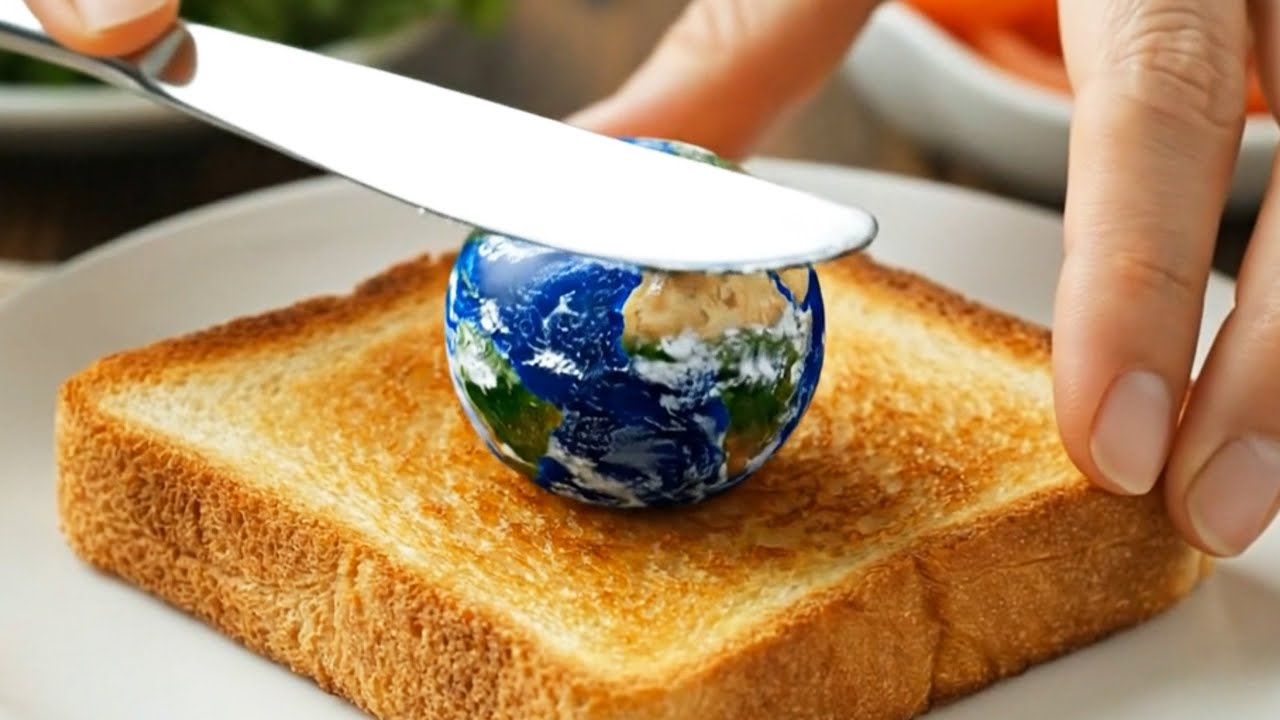 Cosmic Toast Art: A Strangely Satisfying ASMR Journey