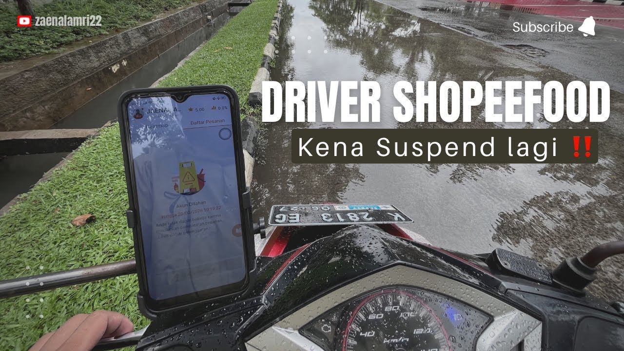 KENA SUSPEND LAGI CUY | DAN PERTAMA KALI BAWA RISOL JERMAN😩‼️ #driveronline #shopeefood 