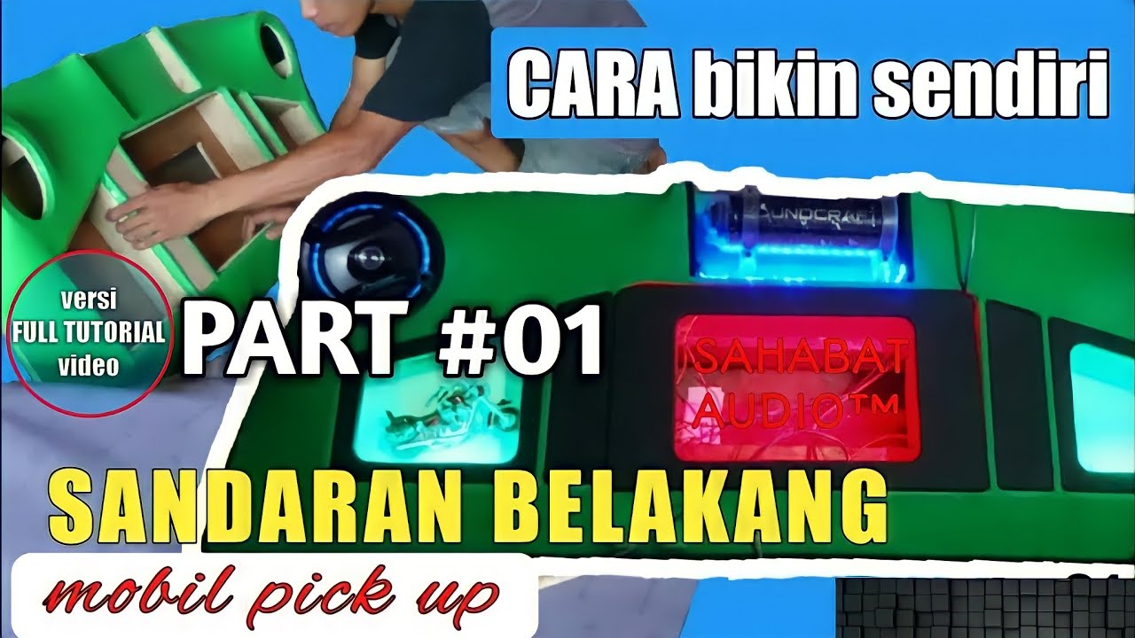 🆕CARA MODIFIKASI MOBIL PICK UP FULL AUDIO sandaran belakang L300 by SAHABAT AUDIO
