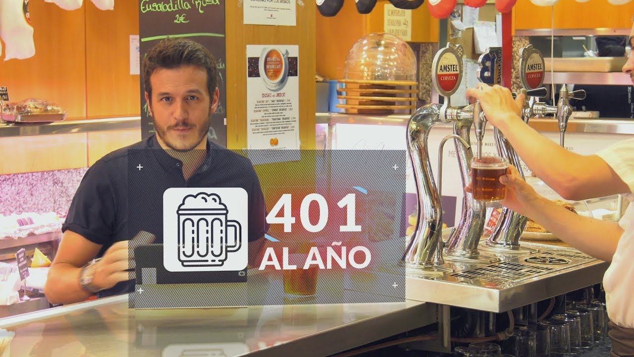 Los españoles son los europeos que más gastan en bares y restaurantes
