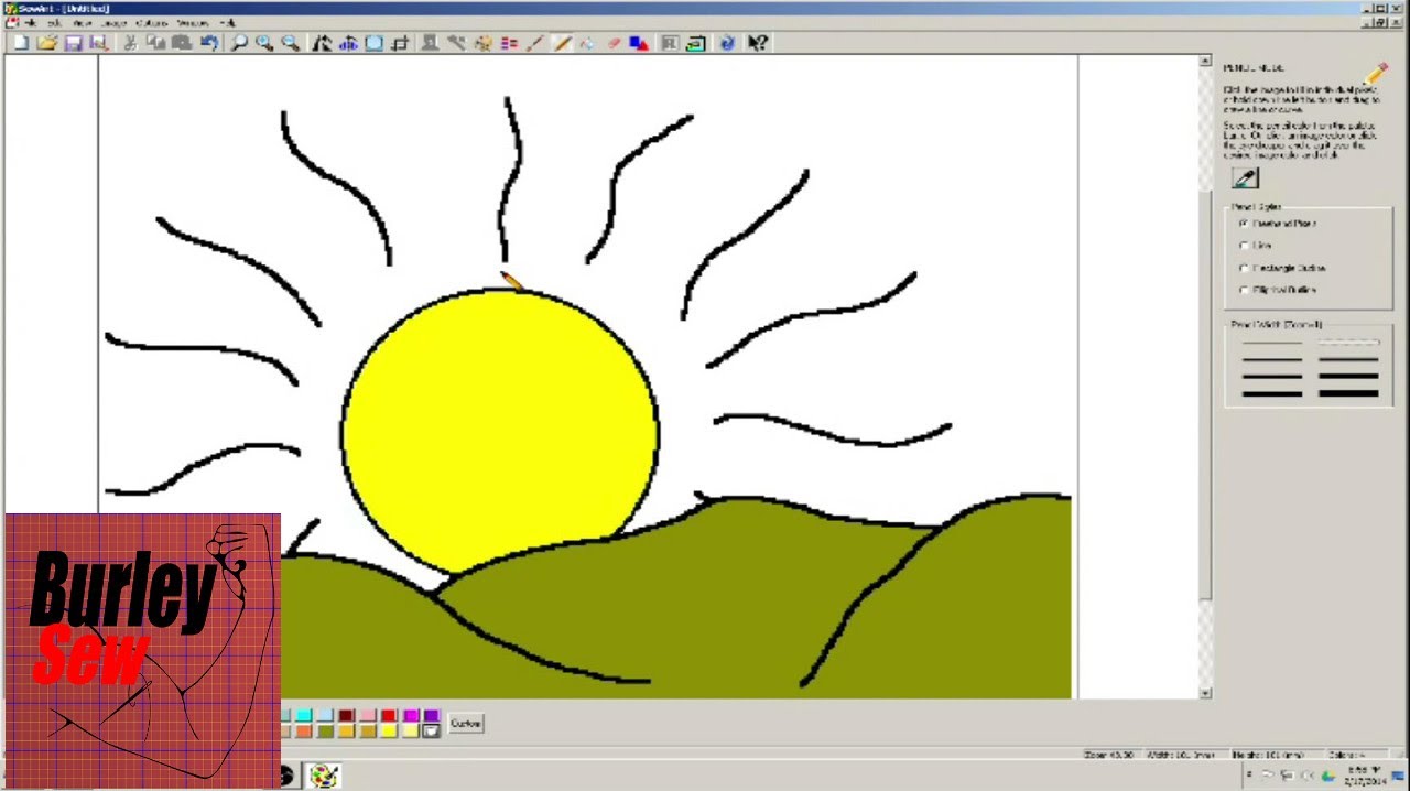 Easy SewArt Draw Your Own Embroidery Design