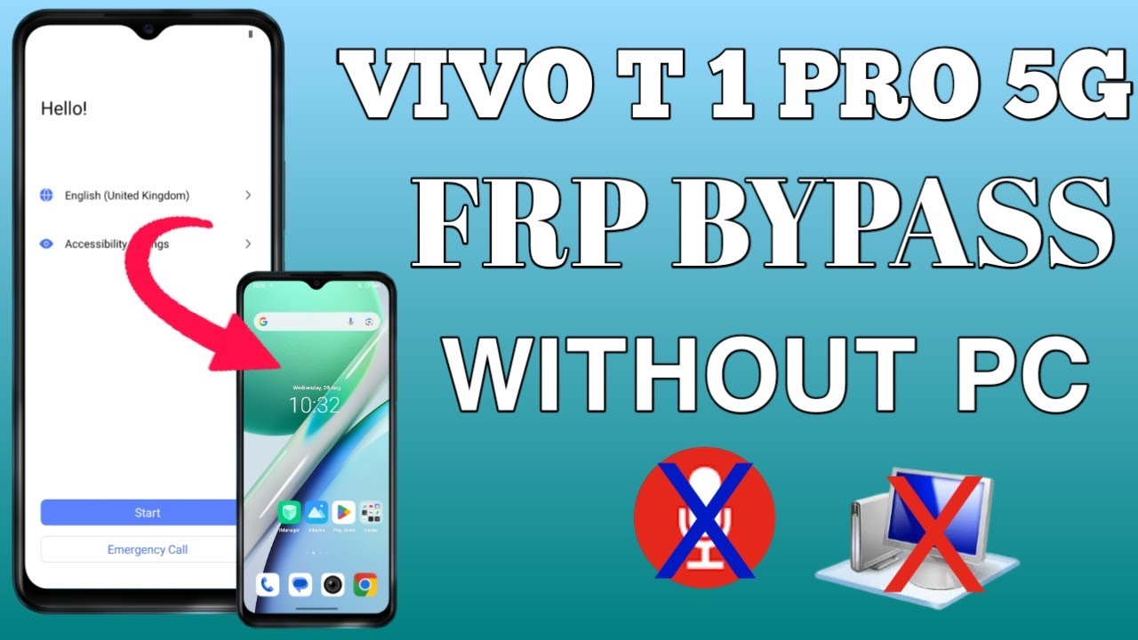 Vivo T1 Pro 5g (V2151) FRP Bypass Android 14 WITHOUT PC