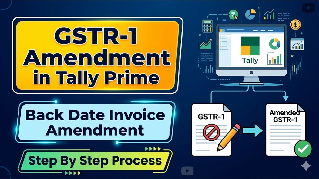 gstr1 amendment in tally prime | gstr 1 correction in tally prime |