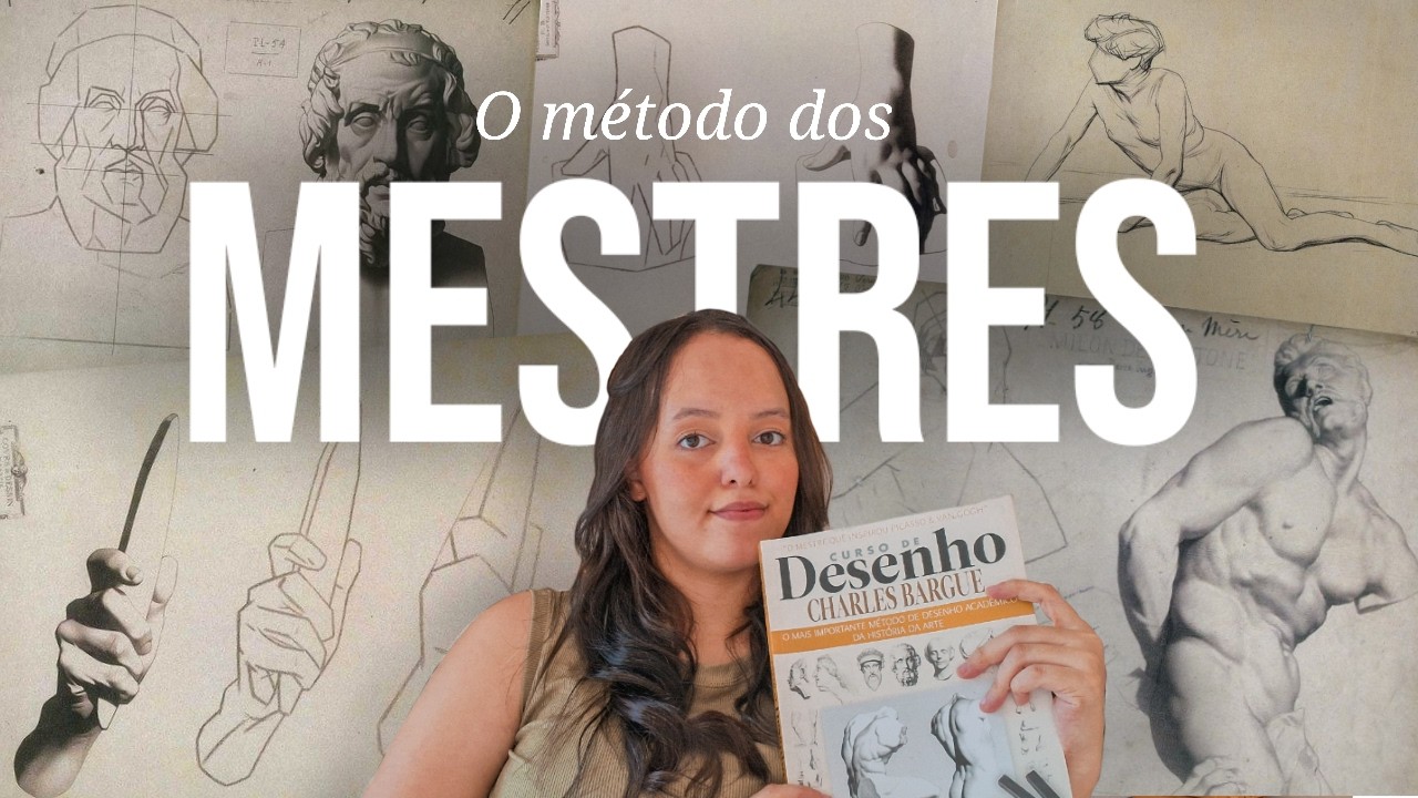 Estudando o MÉTODO DE DESENHO que Van Gogh usou para APRENDER A DESENHAR