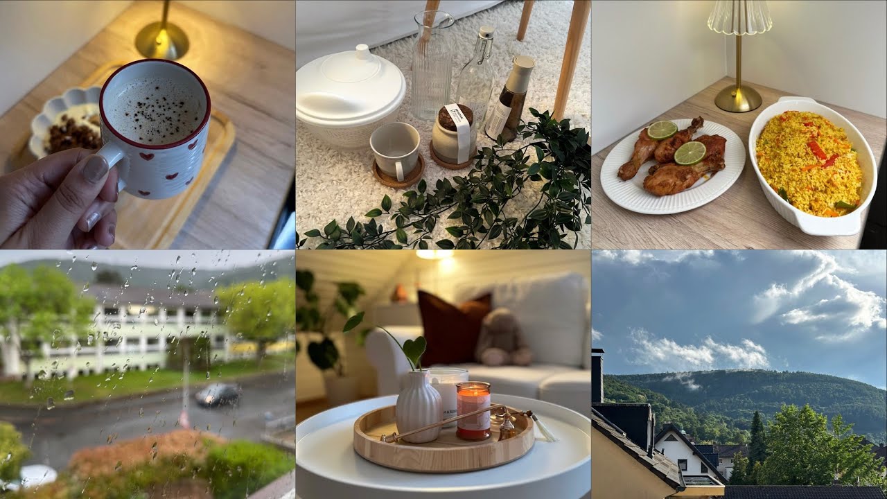 Cozy rainy day at home | Cleaning vlog | Ikea haul | Nasi goreng rice | Daily Life In Germany 🏡